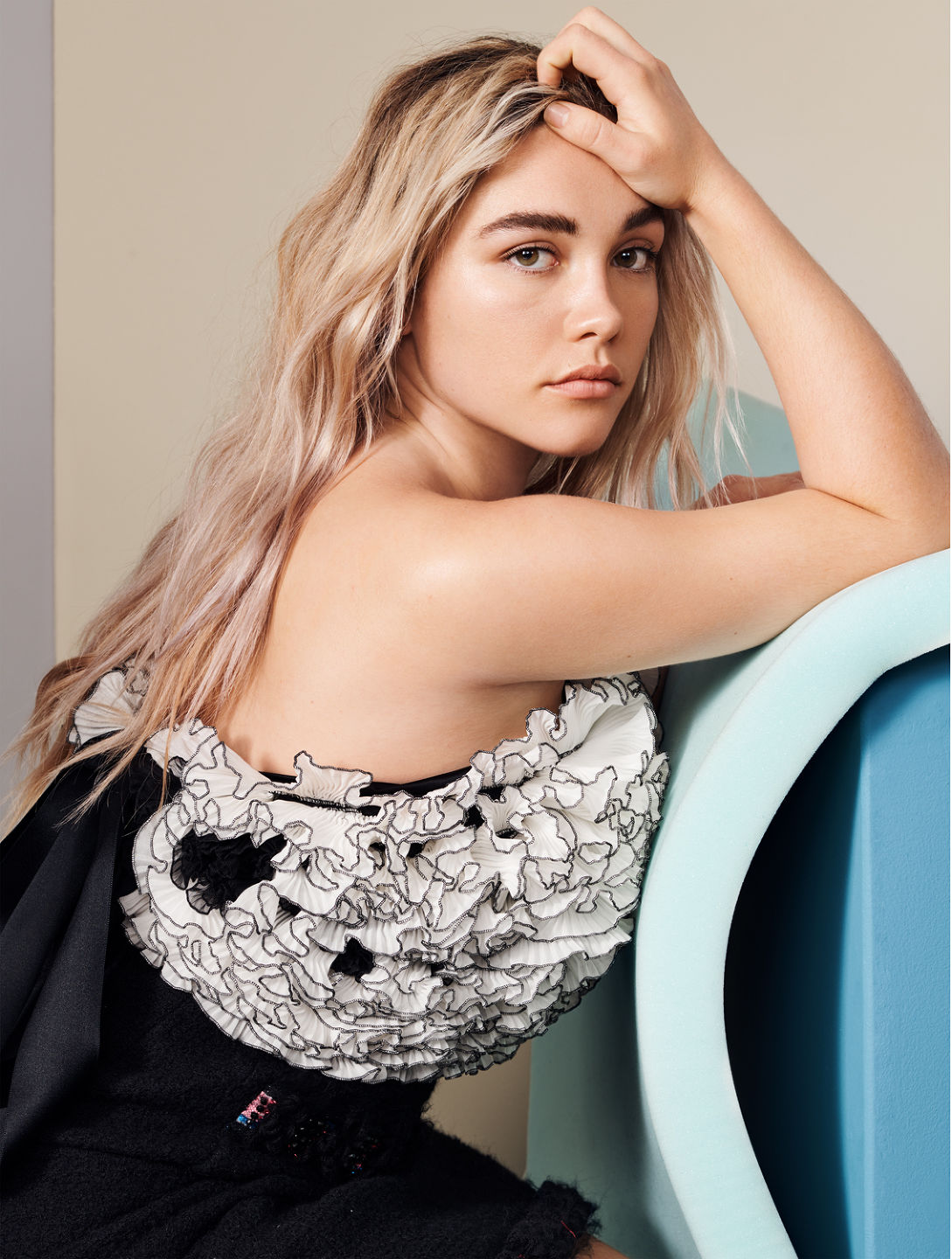 Liz Collins — ELLE UK FLORENCE PUGH