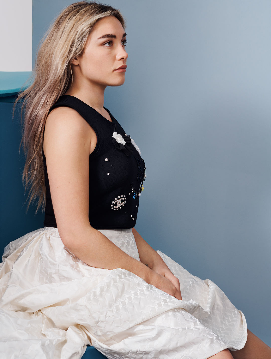 Liz Collins — ELLE UK FLORENCE PUGH